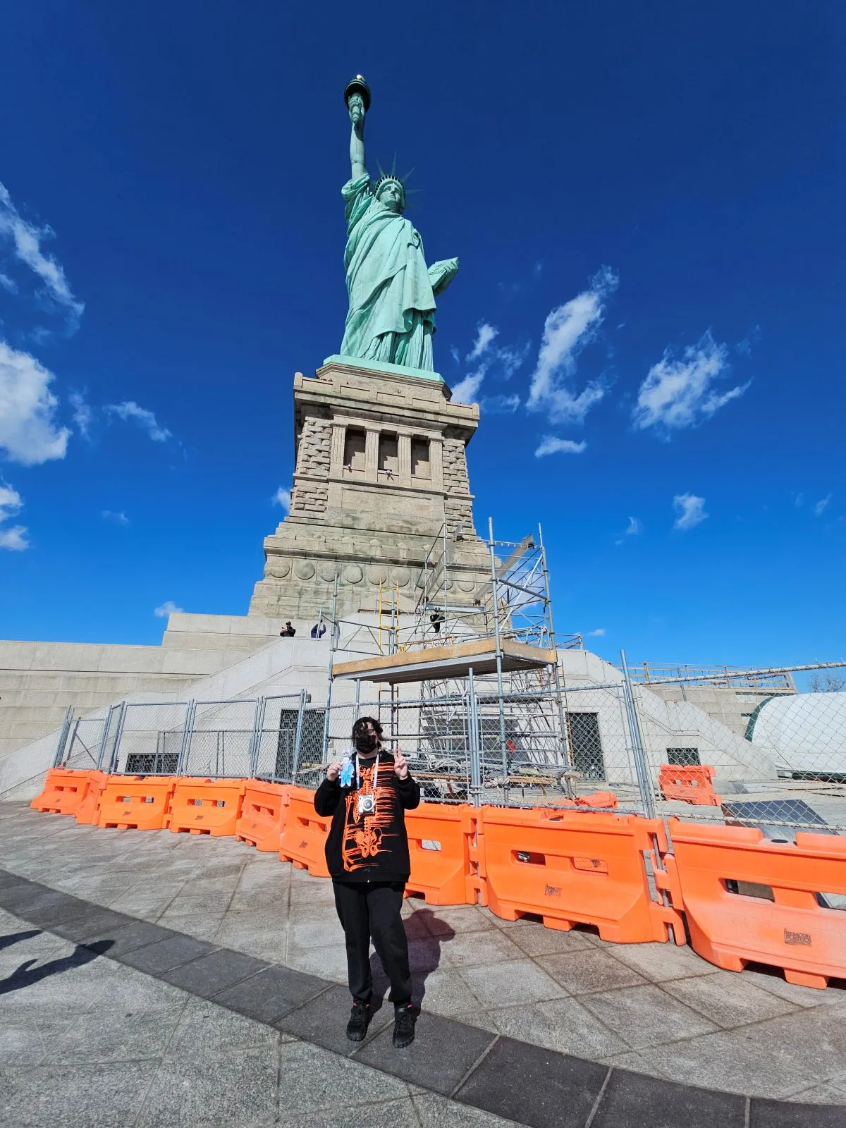 me at statue of liberty